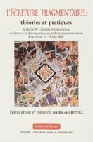   L’écriture fragmentaire