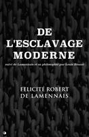   De l'esclavage moderne