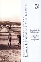   Sociologie de la littérature : la question de l'illégitime