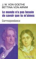   Le monde n'a pas besoin de savoir que tu m'aimes
