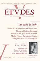   Etudes Janvier 2013