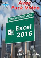   Excel 2016 avec pack vid&eacute;o
