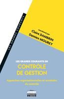   Les grands courants en contrôle de gestion