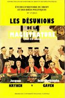   Les d&eacute;sunions de la magistrature