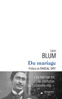   Du mariage