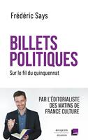   Billets politiques
