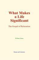   What Makes a Life Significant
