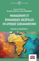   Management et dynamiques soci&eacute;tales en Afrique subsaharienne