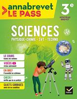   Annabrevet Le Pass - Sciences 3e
