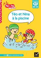   Téo et Nina à la piscine