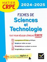 Hatier CRPE - Fiches de Sciences et Technologie - Epreuve écrite - Valable concours 2026