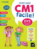 Mon CM1 facile ! Adapté aux enfants DYS ou en difficulté d'apprentissage - Nouveau programme