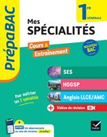   Prépabac - Mes spécialités SES, HGGSP, Anglais LLCE/ AMC 1re générale - 2025-2026