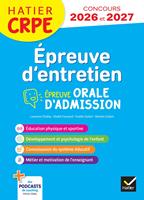 Epreuve d'entretien - CRPE 2026-2027 - Epreuve orale d'admission