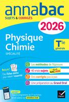   Annales du bac 2026 - Annabac Physique-Chimie Tle g&eacute;n&eacute;rale (sp&eacute;cialit&eacute;)