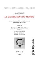   Le Devisement du monde