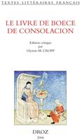   Le Livre de Boece de Consolacion