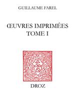   &OElig;uvres imprim&eacute;es (Tome I), Trait&eacute;s messins (Tome I)
