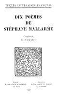   Dix poèmes