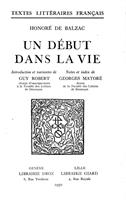   Un Début dans la vie