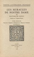   Les Miracles de Nostre Dame