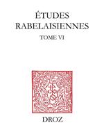   Etudes rabelaisiennes