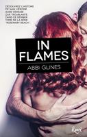   In flames