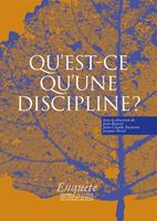 Qu’est-ce qu’une discipline ?