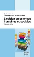   L’édition en sciences humaines et sociales