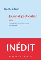   Journal particulier. 1935