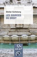   Les sources du droit