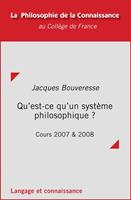 Qu'est-ce qu'un système philosophique ?