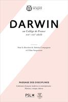   Darwin au Coll&egrave;ge de France