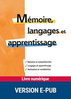   Mémoire, langages et apprentissage - EPUB