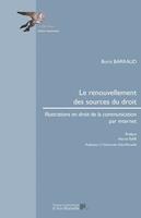   Le renouvellement des sources du droit