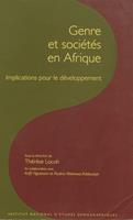   Genre et société en Afrique