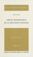 Aspects biométriques de la fécondité humaine