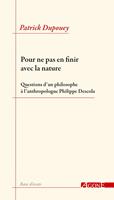   Pour ne pas en finir avec la nature