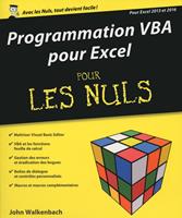   Programmation VBA pour Excel 2013 et 2016 Pour les Nuls