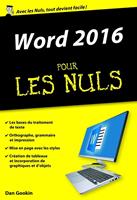   Word 2016 Poche Pour les Nuls