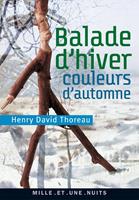   Balade d'hiver, couleurs d'automne