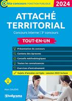   Attaché territorial : Concours interne - 3e concours - Tout-en-un - Catégorie A - Concours 2024