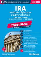 IRA : Instituts régionaux d'administration - Tout-en-un - Concours 2025-2026