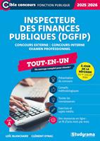 Inspecteur des finances publiques (DGFIP) - Tout-en-un - Catégorie A - Édition 2025-2026