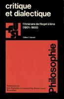   Critique et dialectique
