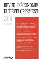   Revue d'économie du développement