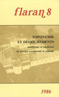   Toponymie et défrichements