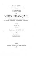   Histoire du vers français. Tome II