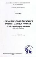   Les sources complémentaires du droit d’auteur français