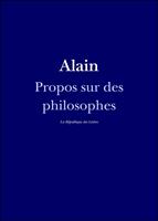   Propos sur des philosophes